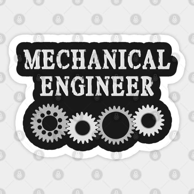 Mechanical Engineer Gears Sticker by Barthol Graphics